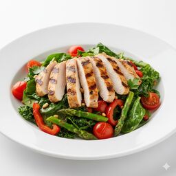 Салат из молодого цыплёнка