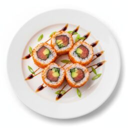 Ролл Калифорния с лососем